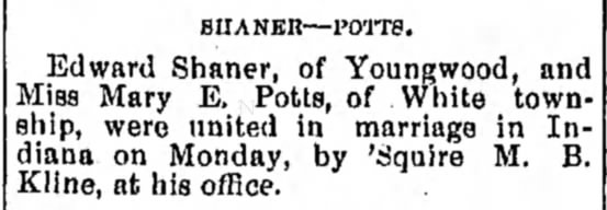 Shaner & Potts 1905