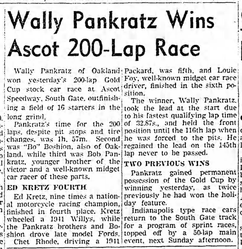 Race Nov. 20, 1941