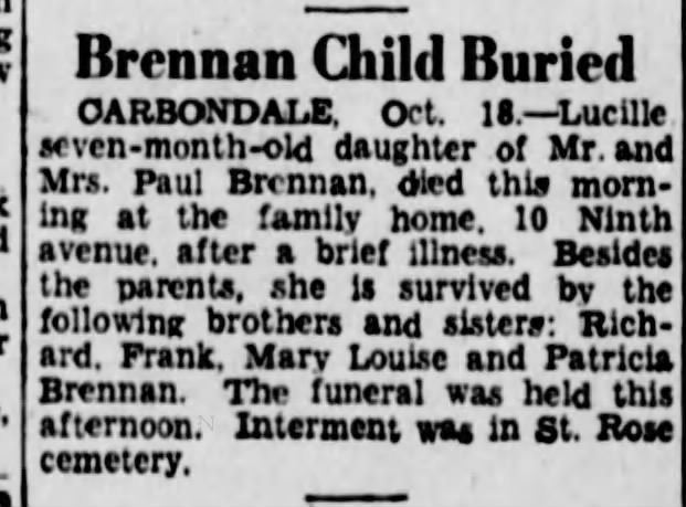 Lucille Brennan Death
