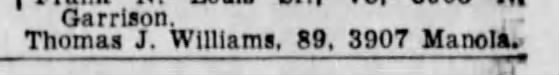 Burial permit April 26, 1960