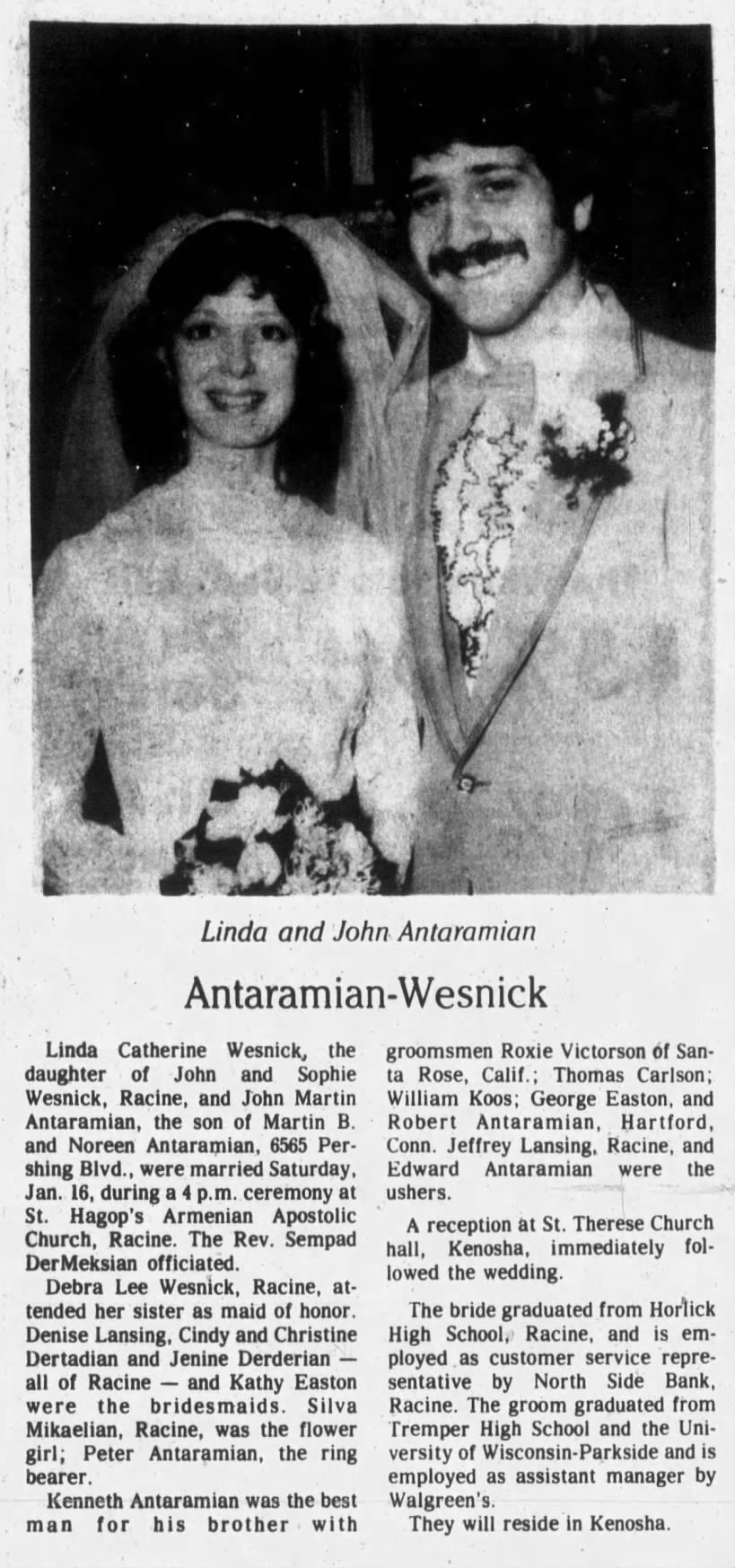Sunday News (Kenosha, Wisconsin) 24 Jan 1982, Sun Page 19