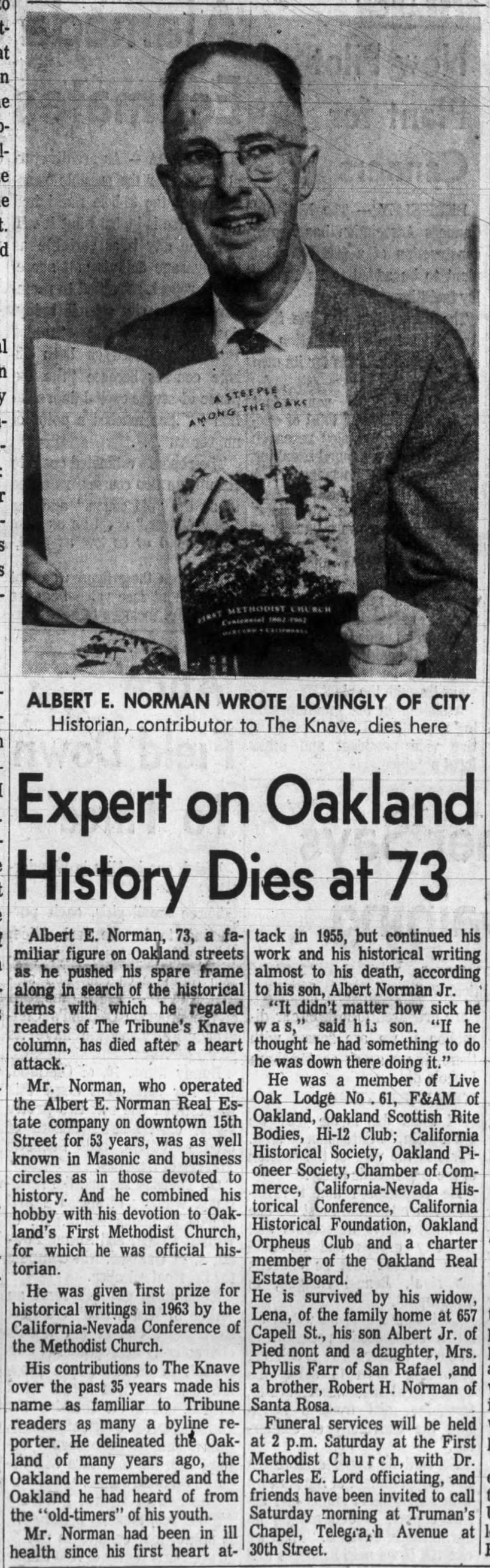 Albert Norman obituary