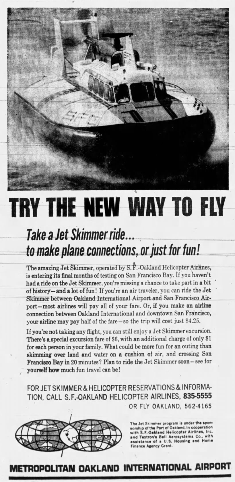 ad for hovercraft service
