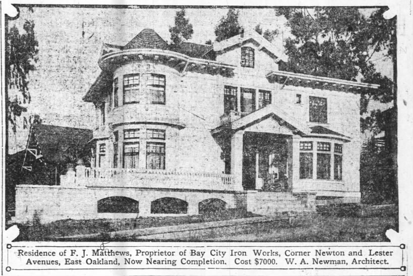 F. I. Matthews home - William Albert Newman architect