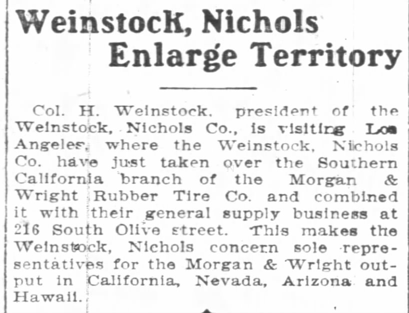 Weinstock-Nichols takes over CA Morgan & Wright