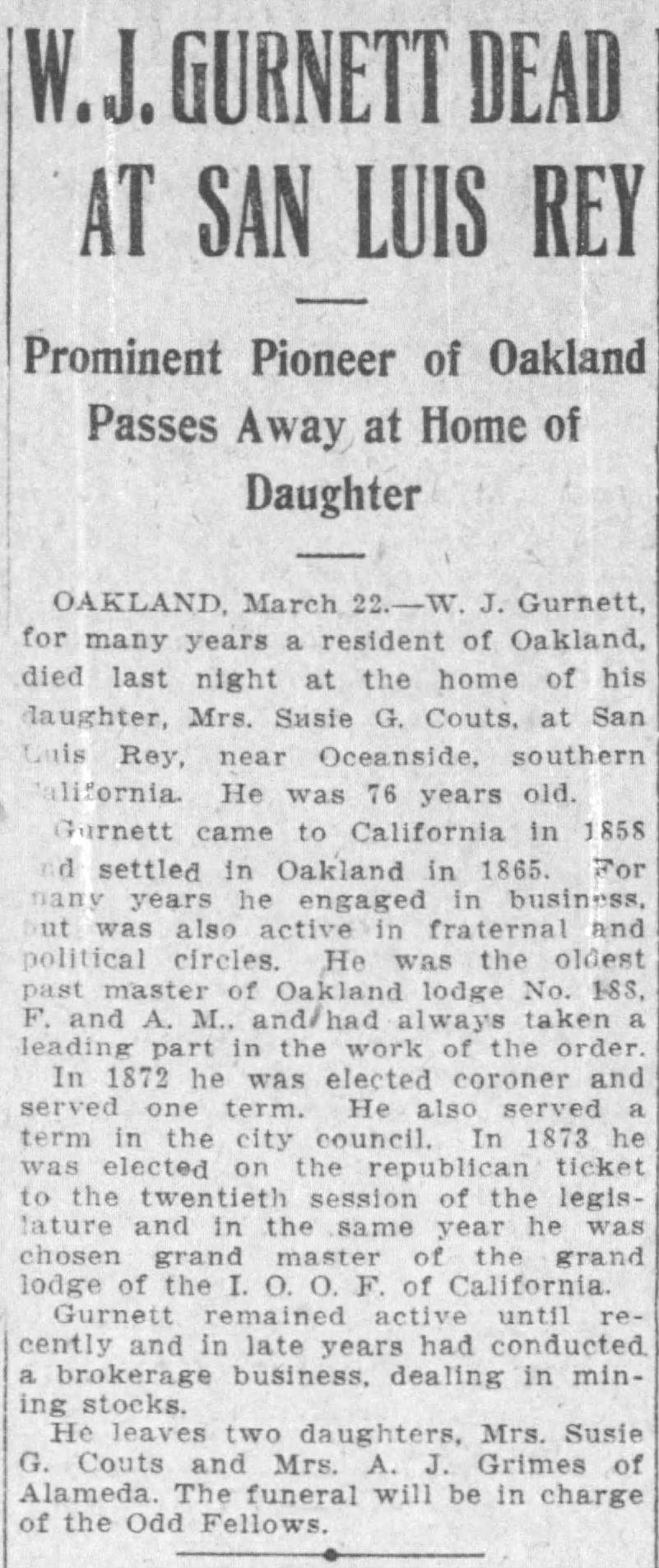 William J. Gurnett obituary
