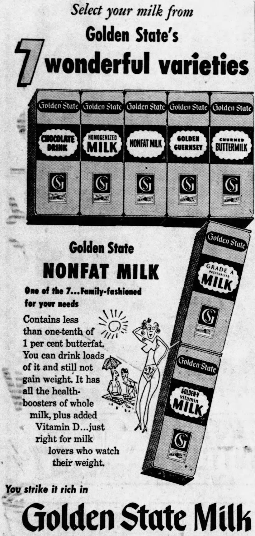 Golden State Milk -- 7 varities