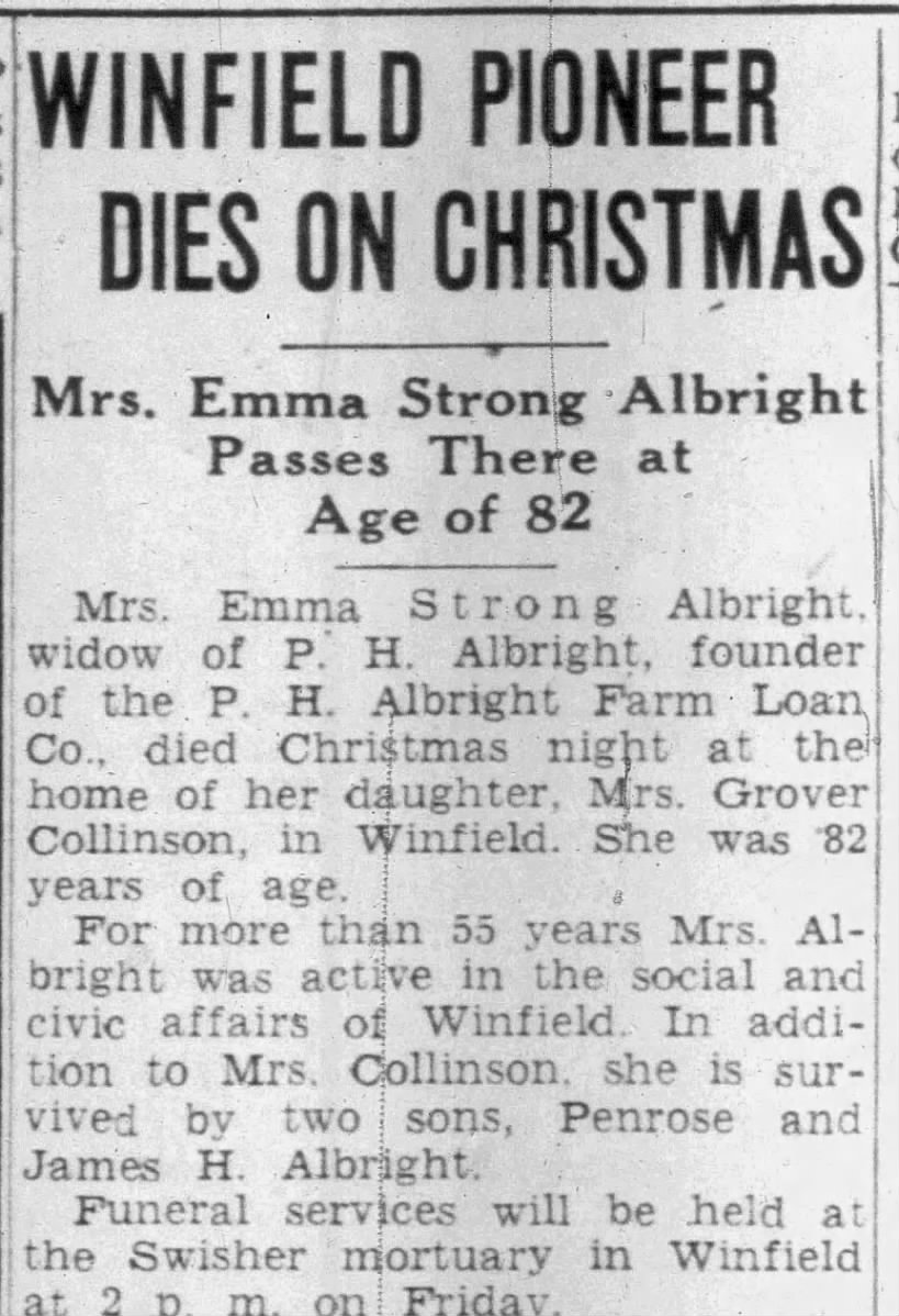 Obituary for WINFIELD PIONEER (Aged 82)