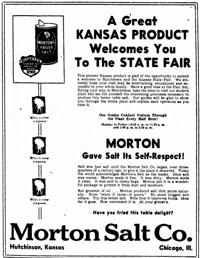 Morton Salt Co. 1939