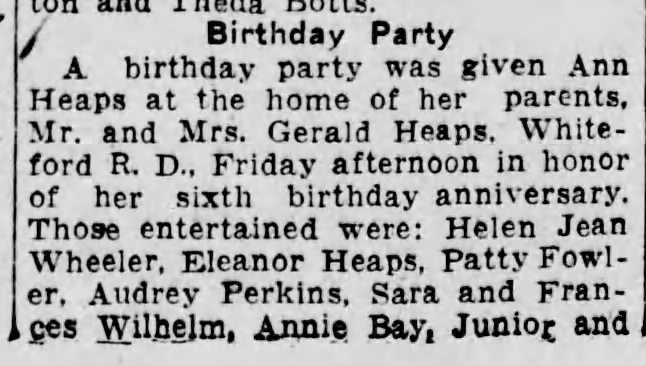 Heaps, Ann Bday Jul 1934, part 1