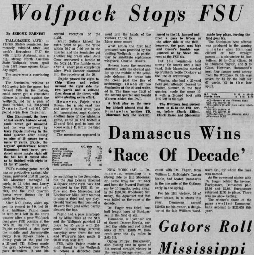 Wolfpack stops FSU