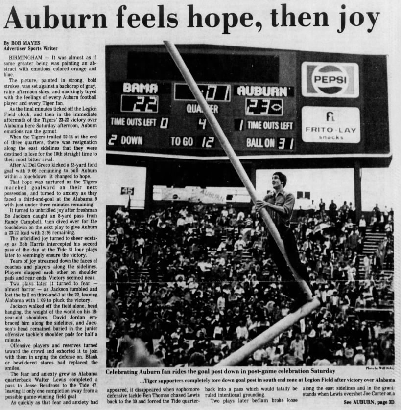Auburn feels hope, then joy