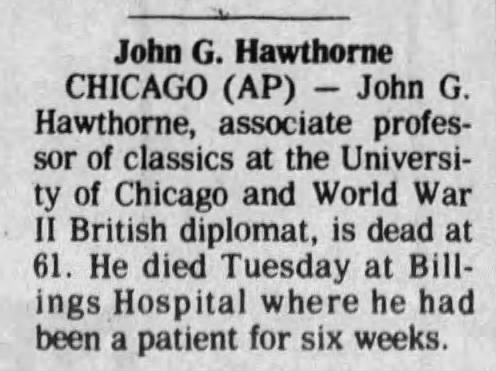 John G. Hawthorne