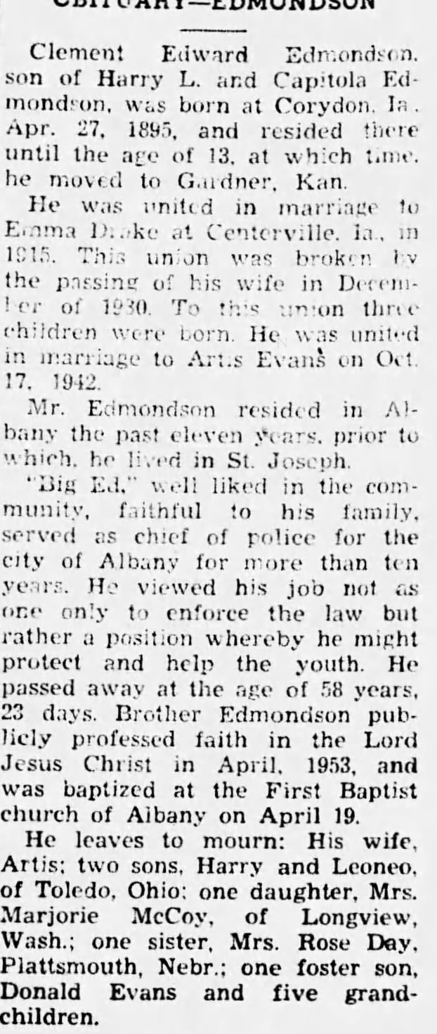 Albany Capital 6/4/1953