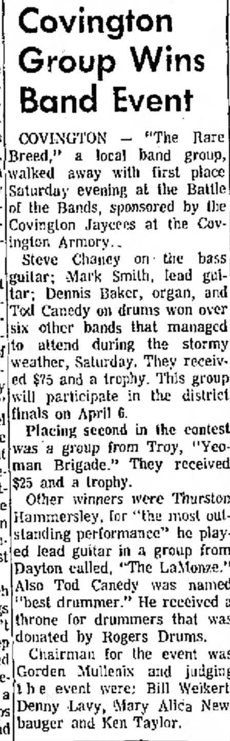 Piqua Daily Call March 27 1968