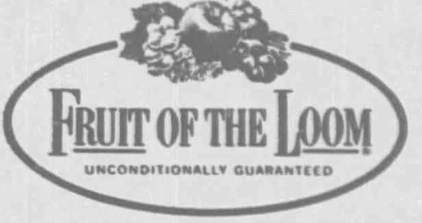Fruit of the Loom Logo 1966