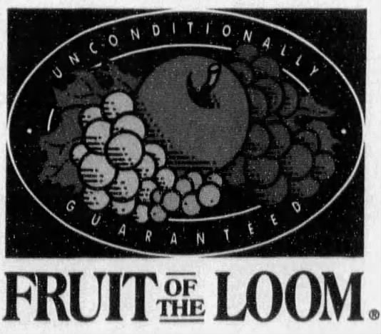 Fruit of the Loom Logo, 1996