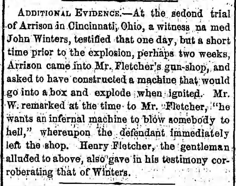 The Brooklyn Daily Eagle 27 Dec 1855
Additional Evidence - Second Trial