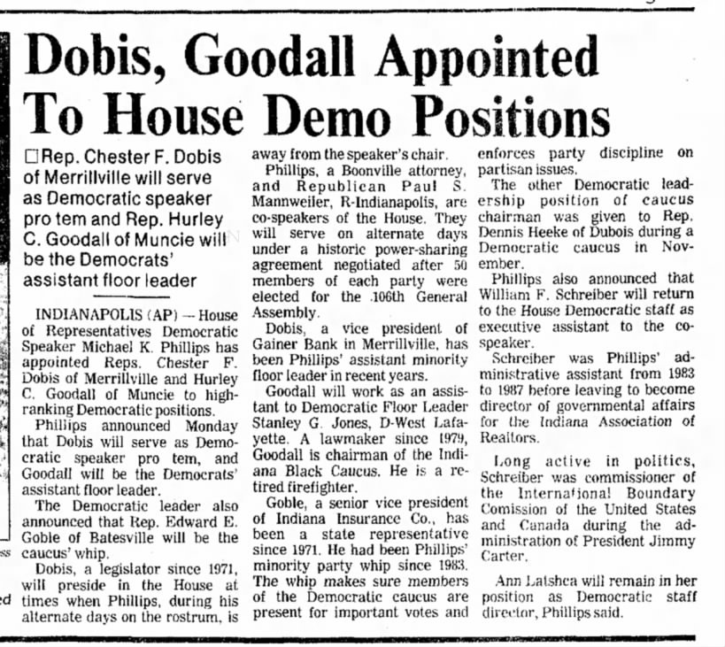 06 Dec 1988 Logansport Pharos-Tribune
Chester Dobis