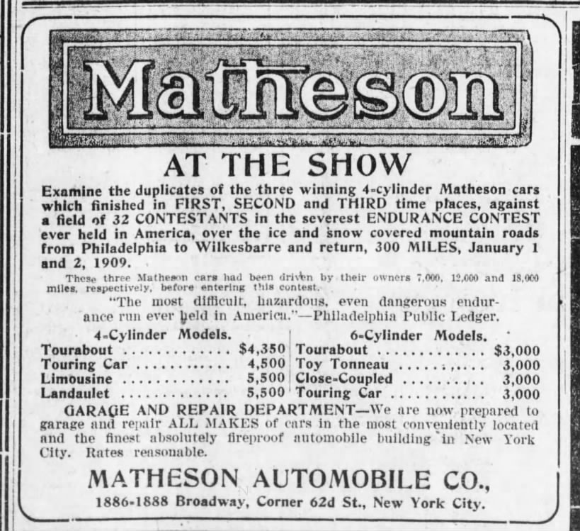 Matheson Automobile Co.