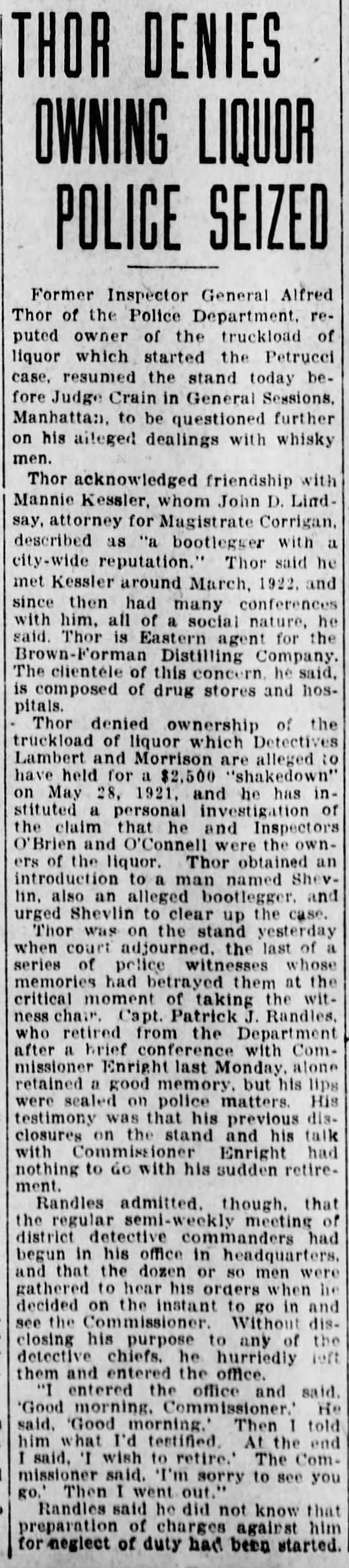 Thor defends himself 19 Sep 1923 Brooklyn Daily Eagle