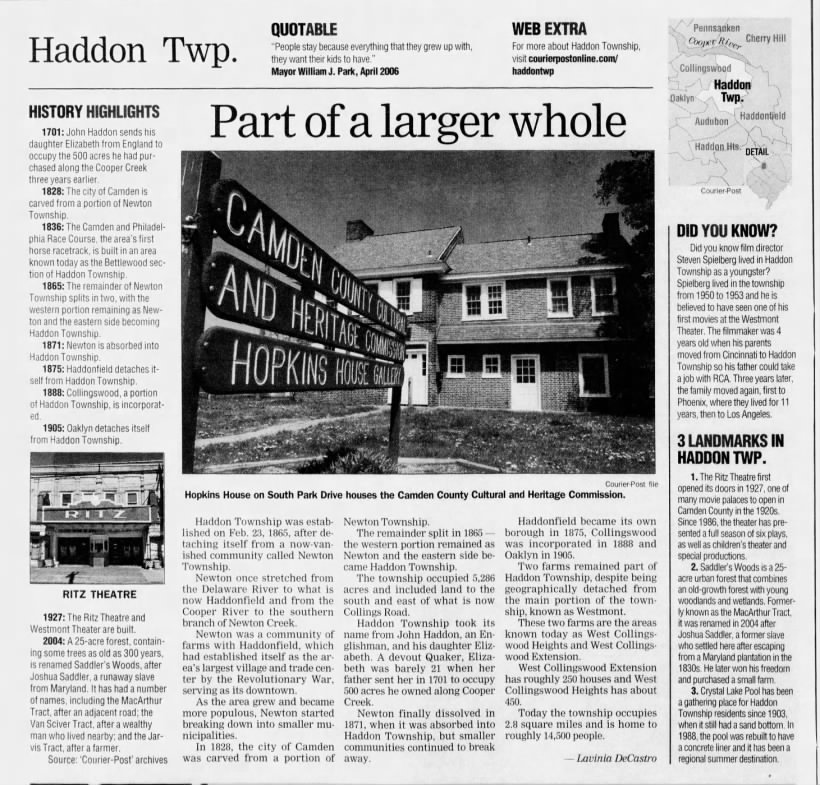 Haddon Township profile