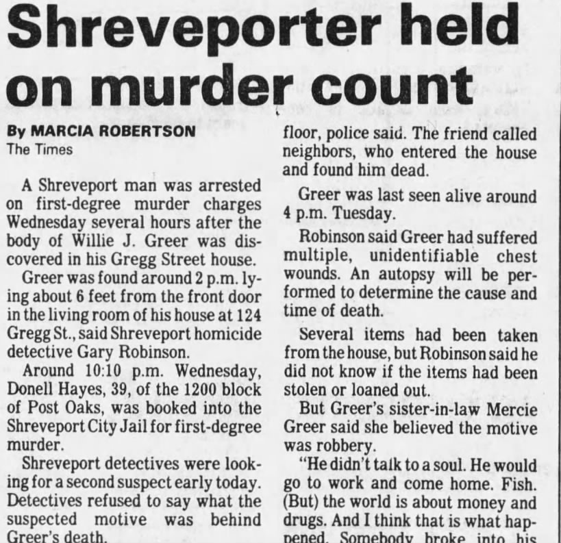 124 Gregg St 30 May 1991