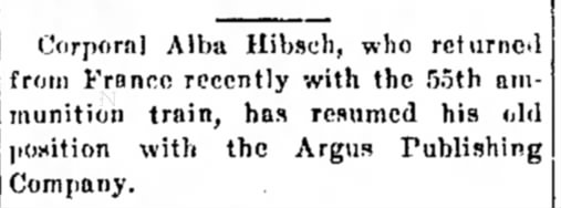 Alba Hibsch 4 Apr 1919