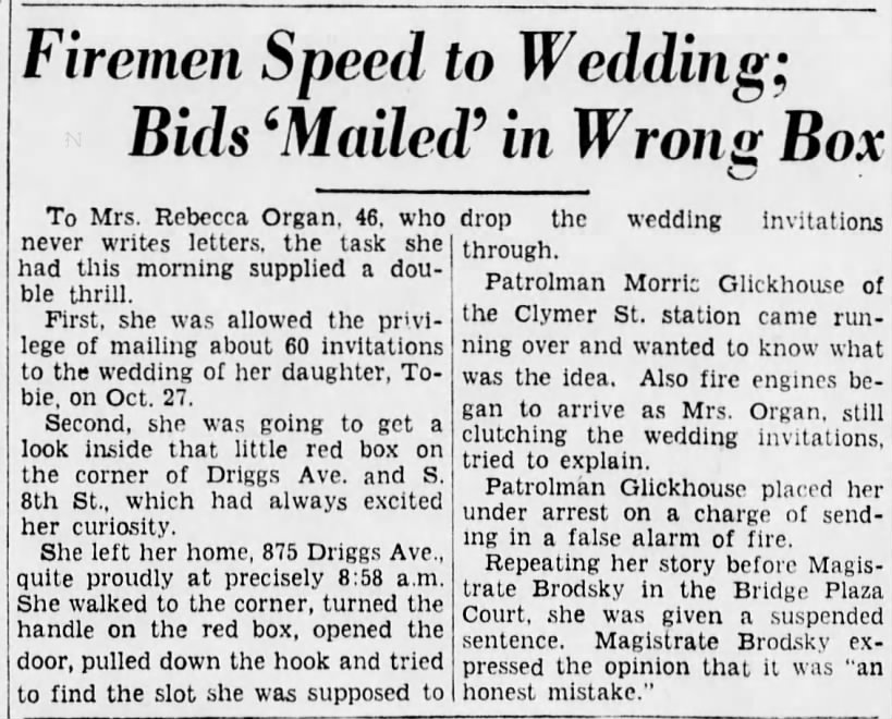 Patroman Morris Glickhouse Brooklyn Daily Eagle 30 Sep 1935