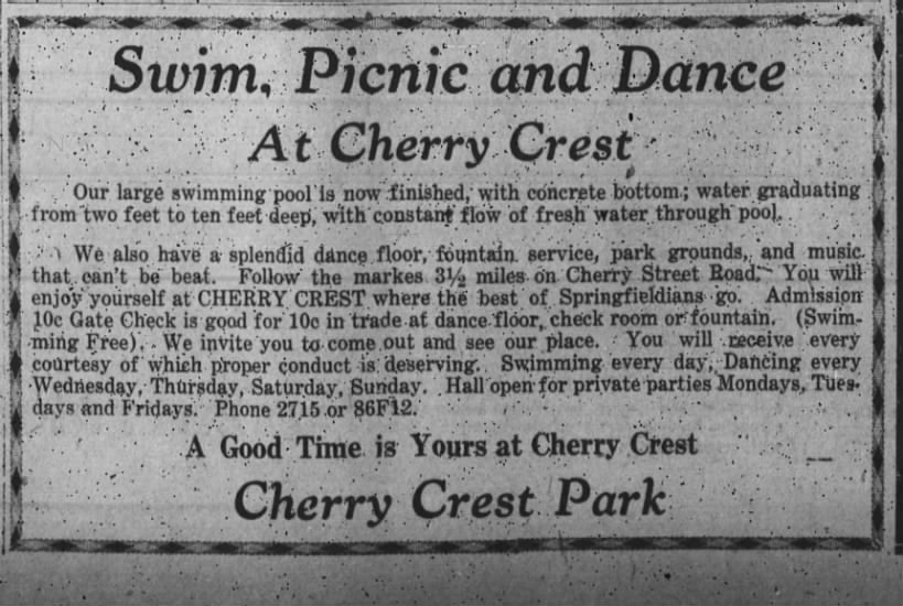 Cherry Crest ad Aug. 8, 1926