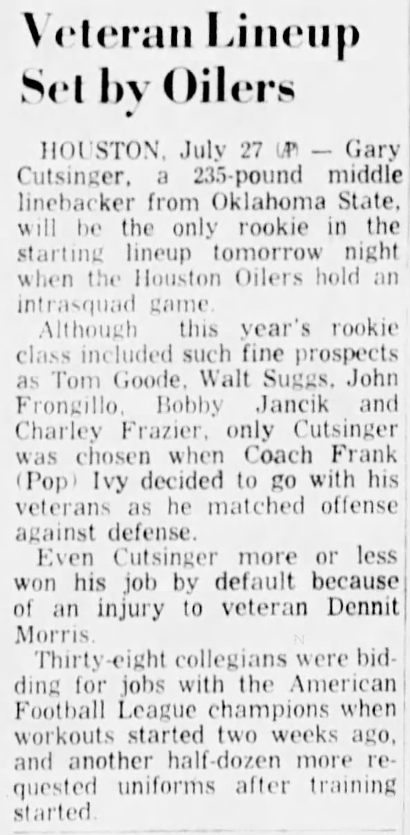 1962 Oilers
