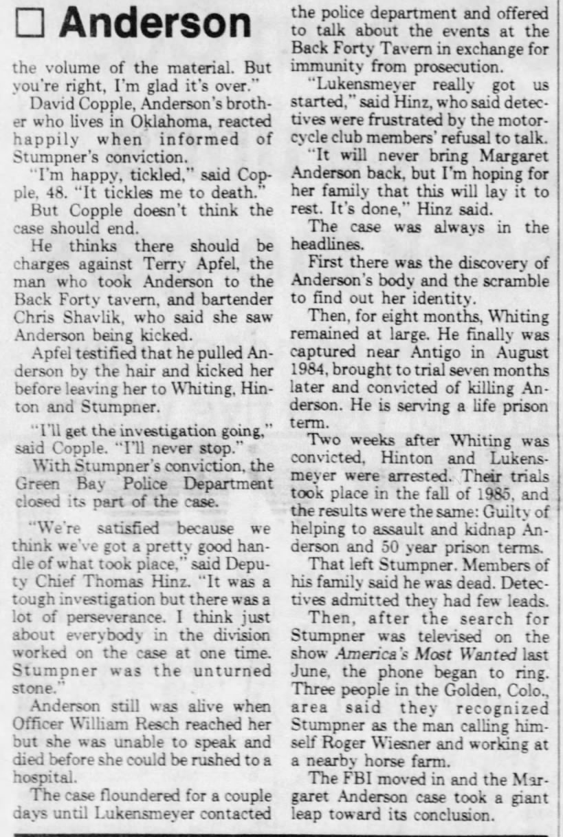 Oct 28, 1988, M-Anderson Homicide: Nearly five yrs later Anderson case concludes pg 2