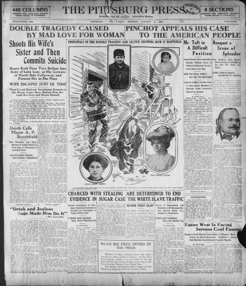 Pittsburgh Post Gazette, Jan 9, 1910