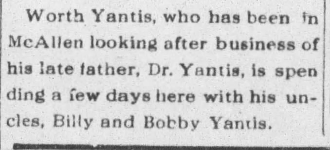 1946 Worth Yantis