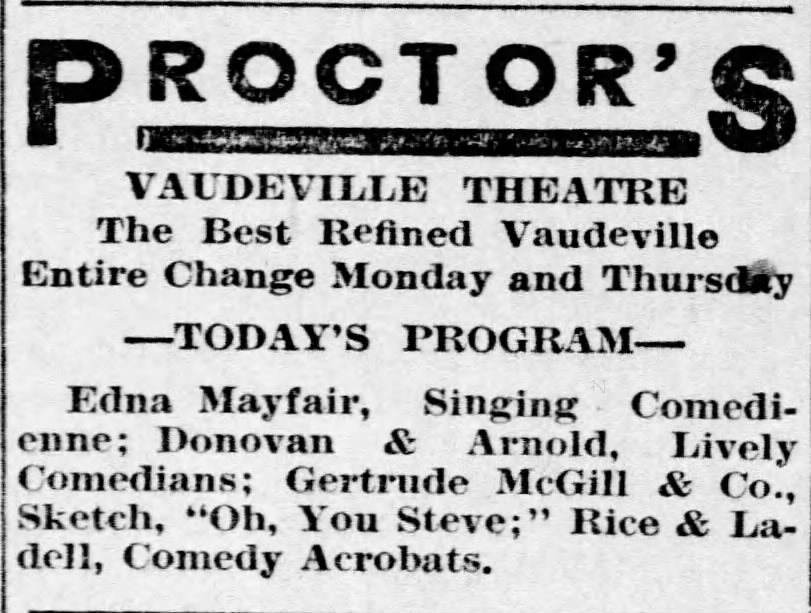 Proctor's Vaudeville Theatre