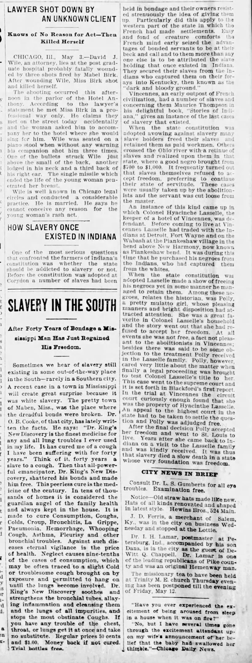 How Slavery Once Existed in Indiana