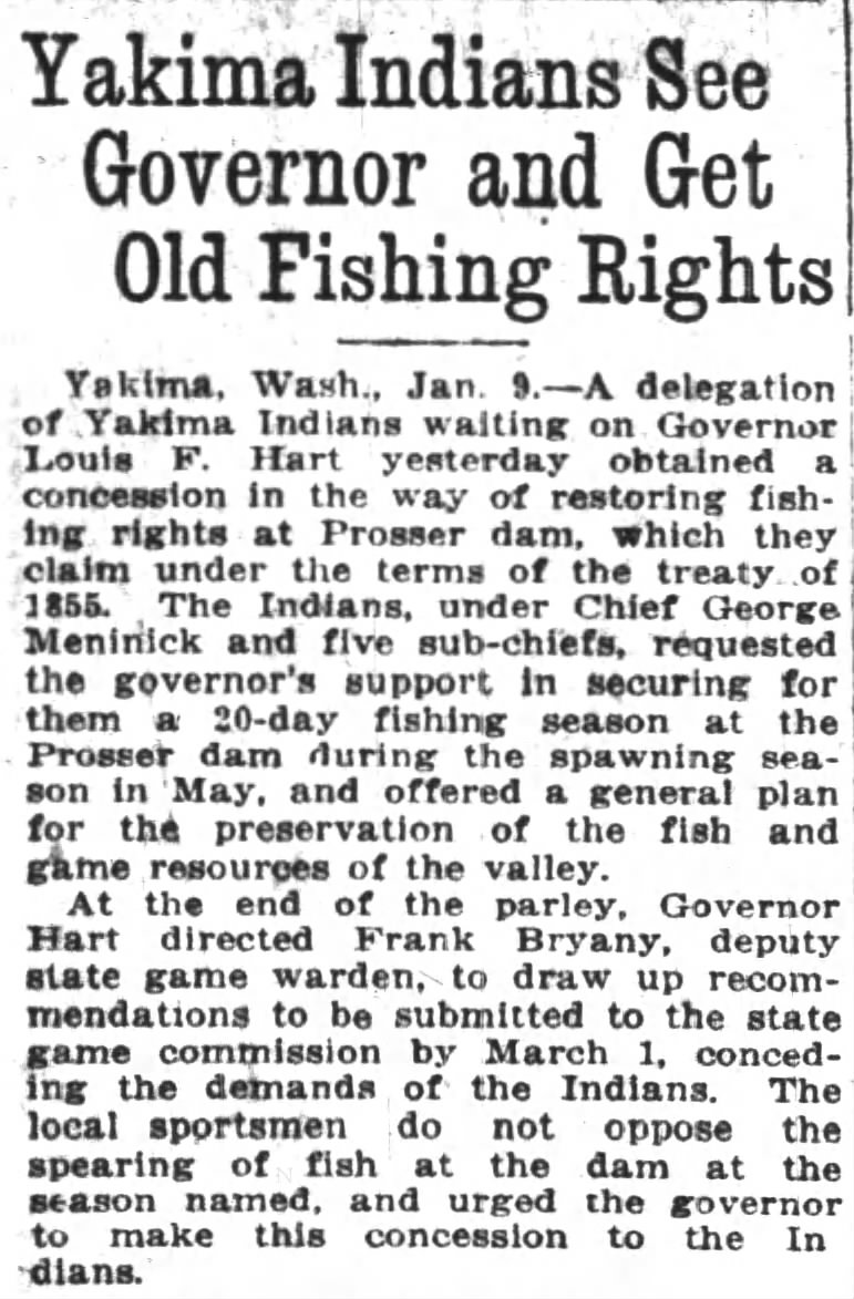 Yakima fishing rights
