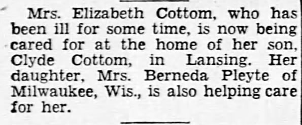 Cottom Mabel Elizabeth ill LSJ Wed Oct 9 1946 page 4