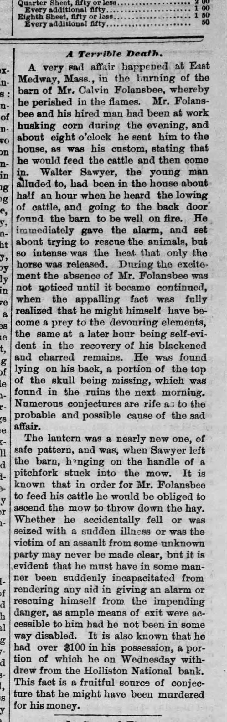 Follansbee Dec. 1, 1876 Selinsgrove Times-Tribune (PA)
