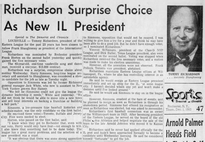 Richardson Surprise Choice As New IL President