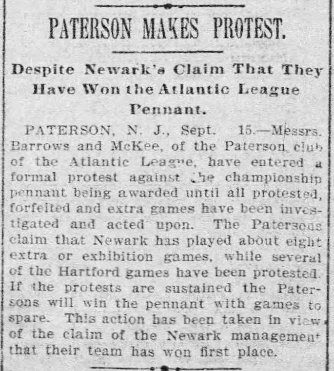 Paterson Makes Protest