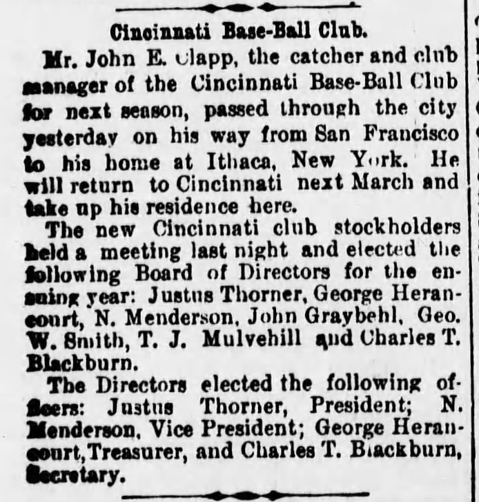 Cincinnati Base-Ball Club