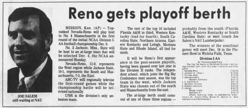 Reno gets playoff berth