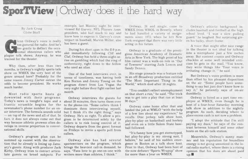 Ordway does it the hard way