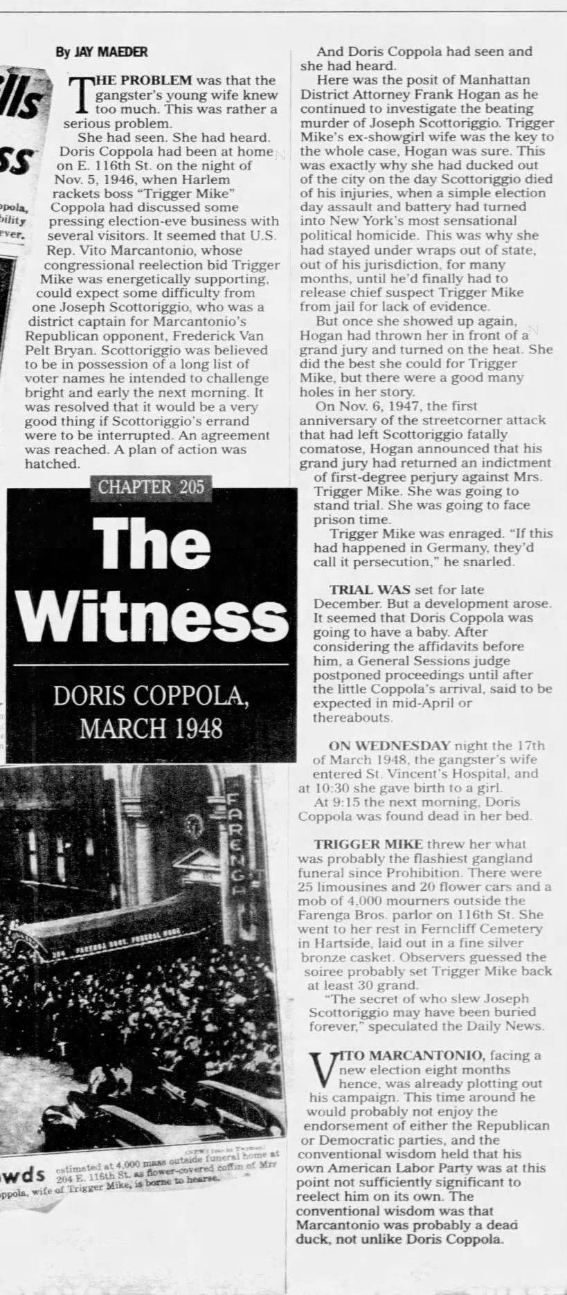 The Witness: Doris Coppola, March 1948