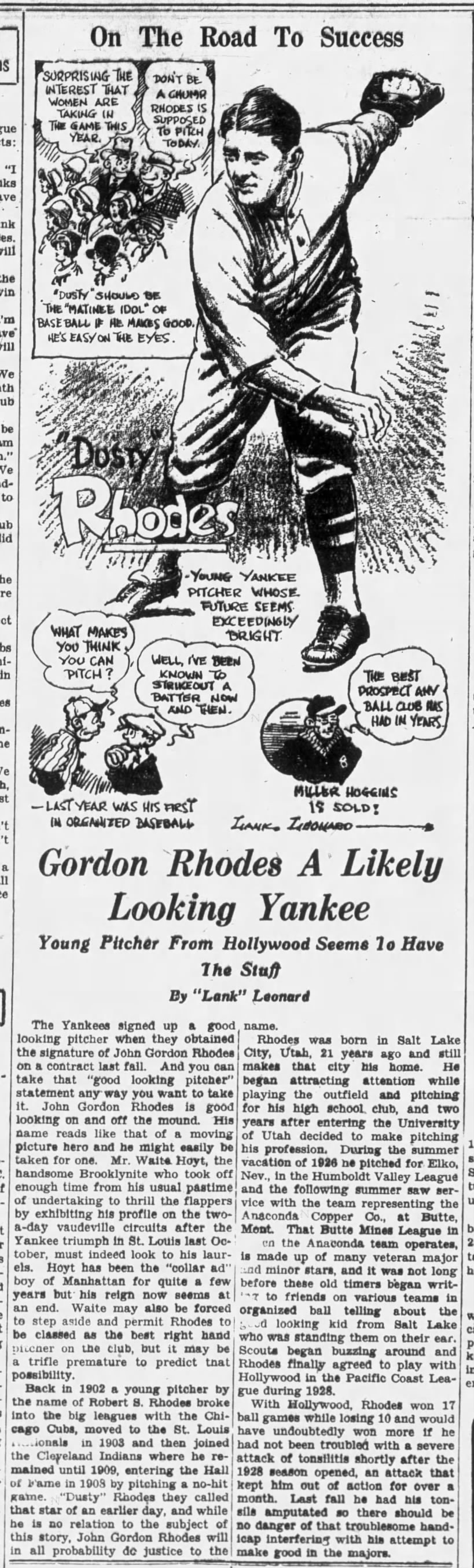 Gordon Rhodes A Likely Looking Yankee