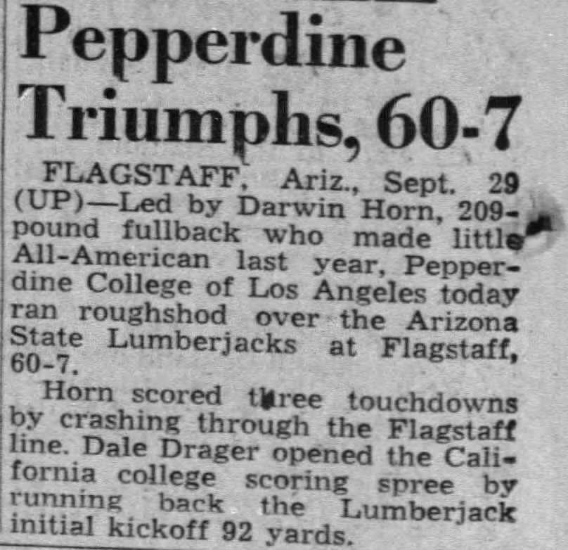 Pepperdine Triumphs