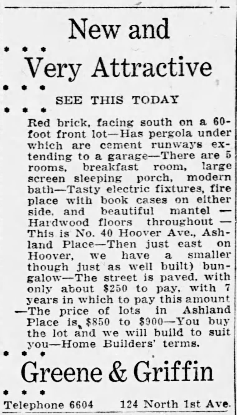 40 E Hoover AZ Republic 07 Feb 1925