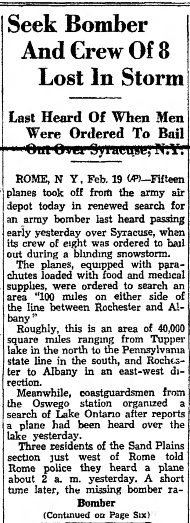 Fitchburg Sentinel Feb. 19, 1944