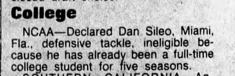 The Press Democrat (Santa Rosa, California) Dan Sileo (1987)
